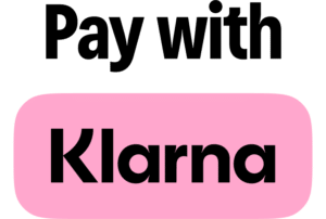A logo with the word "Klarna" in bold black font on a rounded pink background, designed to embody sleek solutions.